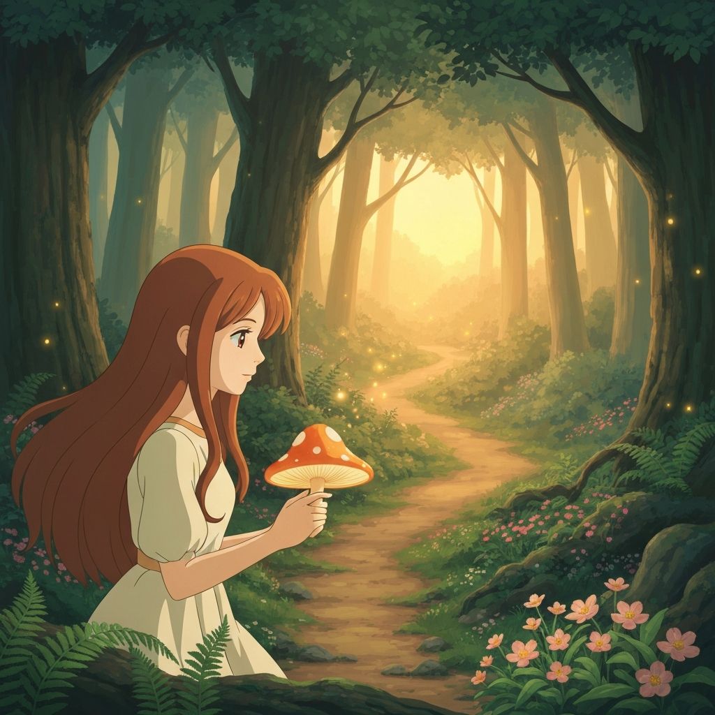Ghibli-style illustration for Flow